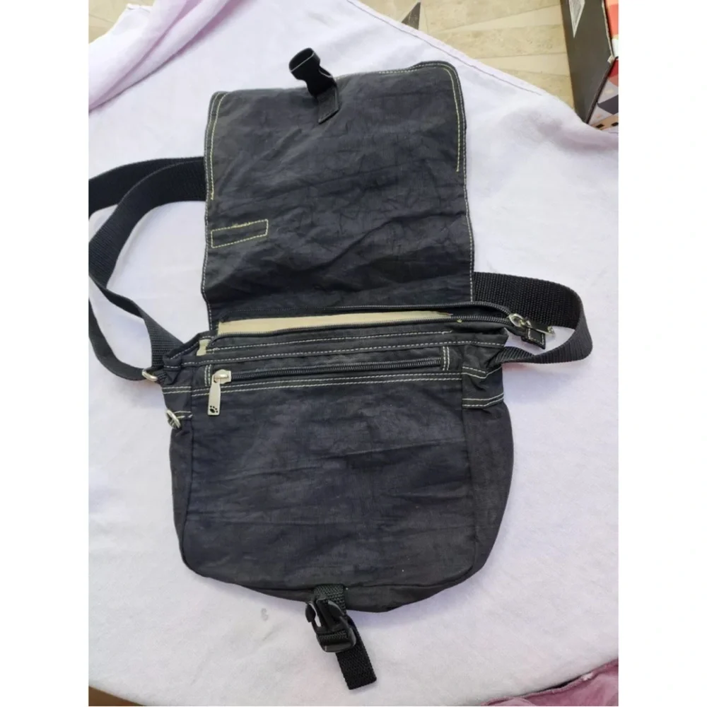 INSIDERS BROOKLYN NY Leather Nylon Xbody Bag Coney Island CYCLONE Rollercoaster‎